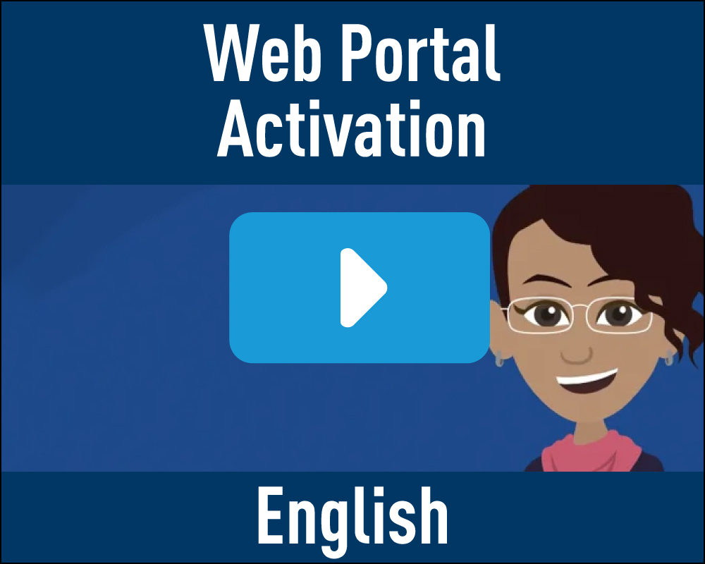 Web Portal Activation - English