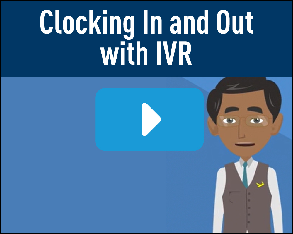 Clocking In and Out with IVR